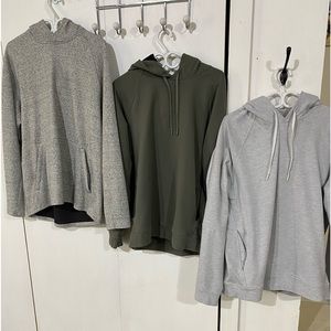 3 lululemon hoodies size L